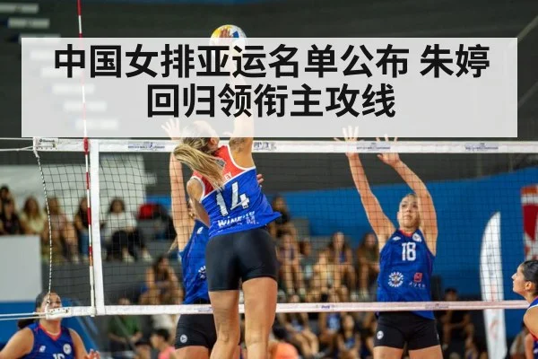 中国女排亚运名单公布 朱婷回归领衔主攻线